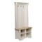 Flash Furniture Paisley 31.5in. Wide Hall Tree w/Bench, 3 Single Storage Hooks, and 4 Lower Storage Cubbies NAN-FY-HY-HT06-WHTWTH-GG - alternate 8